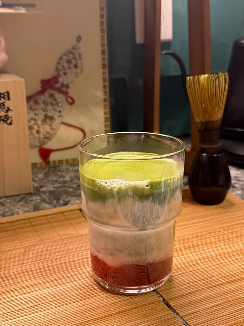 Matcha strawberry